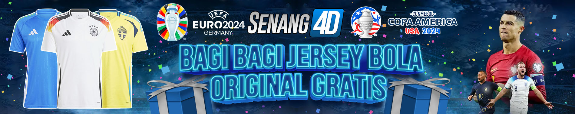 Bagi Bagi Jersey Gratis SENANG4D